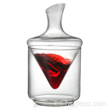 Decanter Glass Juego con cubo de hielo